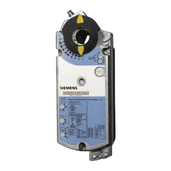 Siemens OpenAir GIB Series Technical Instructions