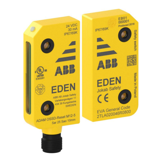 ABB Eden OSSD Product Manual