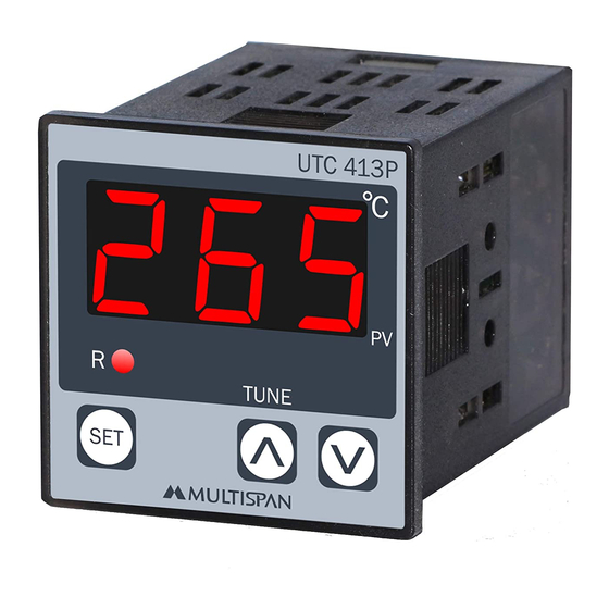 MULTISPAN UTC - 413P Operating Manual
