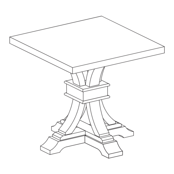 Whitewood Furniture OT-14ET Assembly Instructions