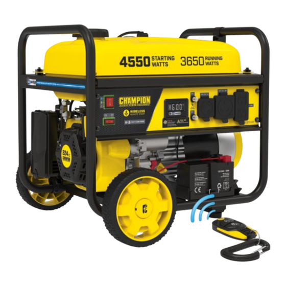 Champion 201502 Quick Start Manual