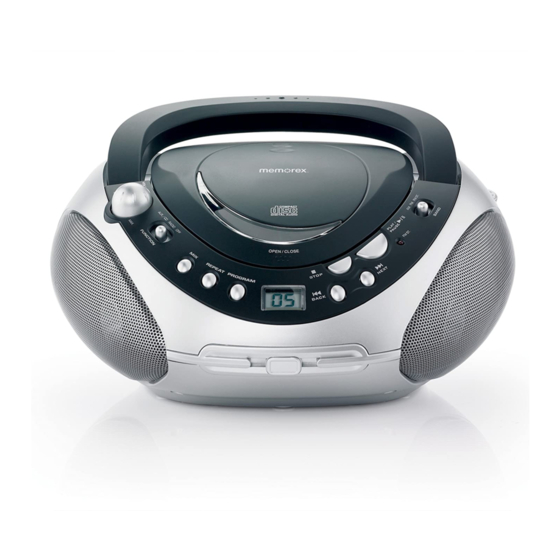 Memorex MP8806 Specification