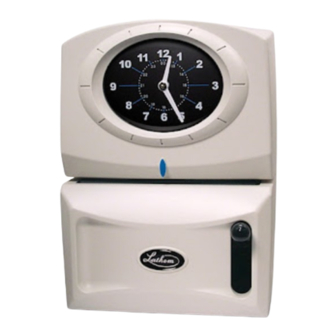 Lathem 1200 Series User Manual