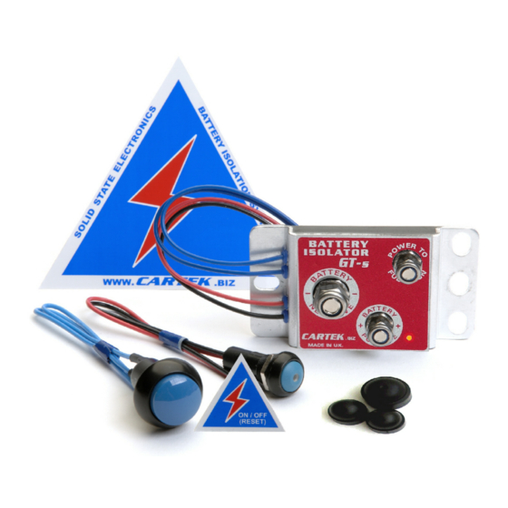 Cartek GT User Manual And Instructions