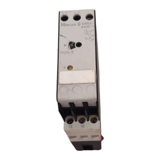 Moeller EMR4-A400-1 Installation Instructions