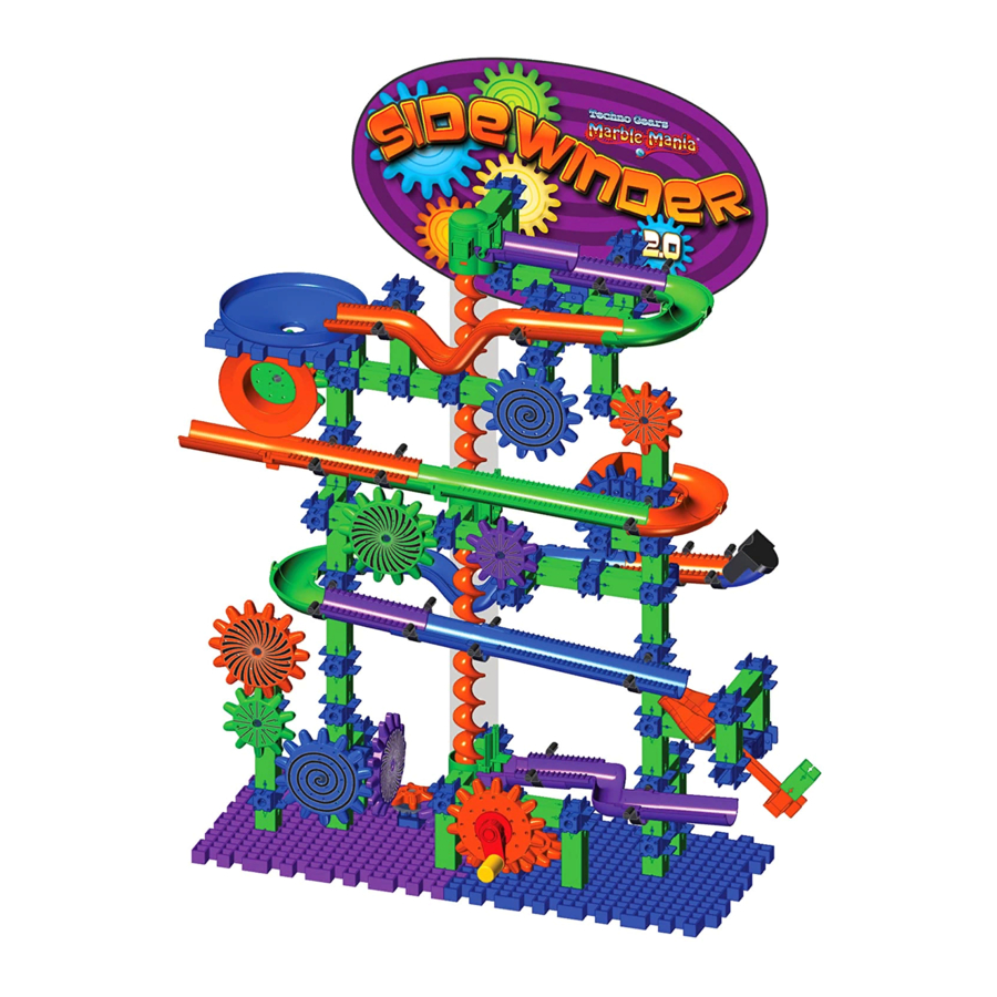 The Learning Journey Techno Gears Marble Mania Sidewinder 2.0 Instruction Manual
