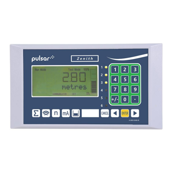 Pulsar Zenith 140 Instruction Manual
