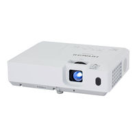 Hitachi CP-WX30LWN User's Manual And Operating Manual