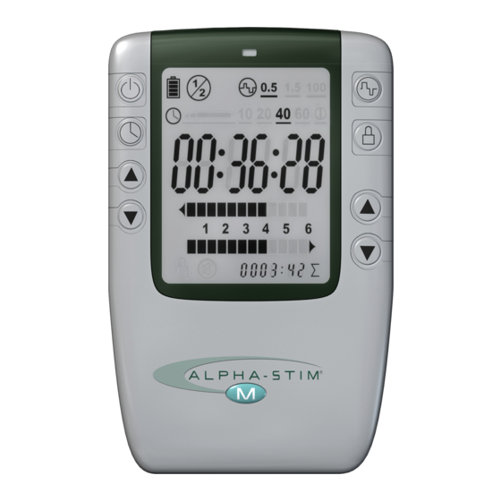 ALPHA-STIM M Quick Start Manual