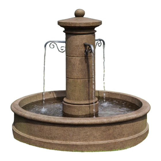 Campania International FT-290 Avignon Fountain Assembly Instructions