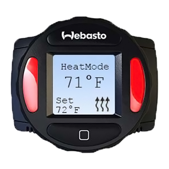 Webasto SmarTemp Control 2.0 Operating Instructions