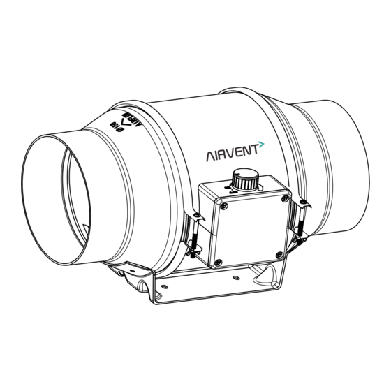Airvent Mixflow ECIF40W-150 Owner's Manual