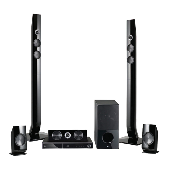 LG HB1100RE Blu-ray Home Theater Manuals