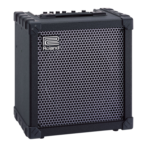 Roland CUBE-60 Instructions