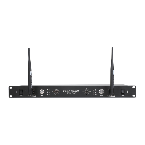 LumenRadio WDMXT500DUOMK2 User Manual