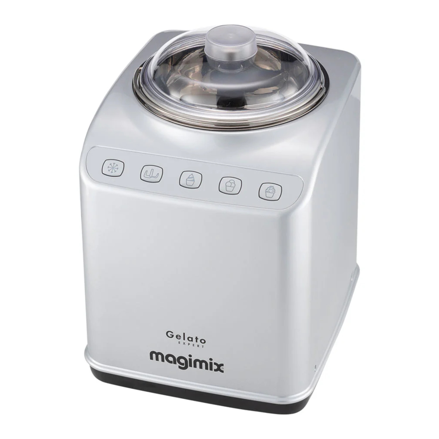 Magimix GELATO EXPERT - Ice Cream Maker Manual