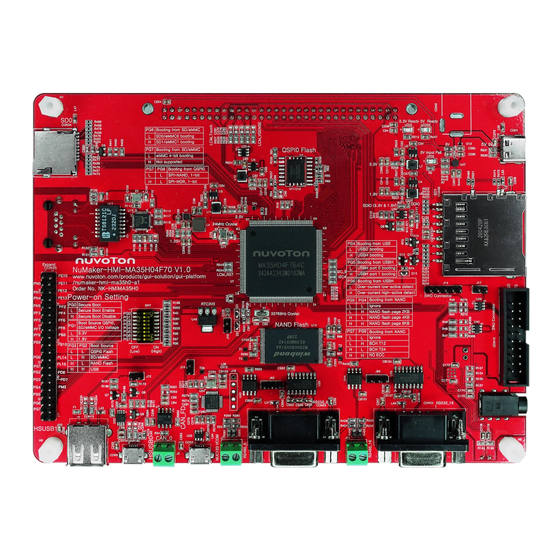Nuvoton MA35H0 Manuals