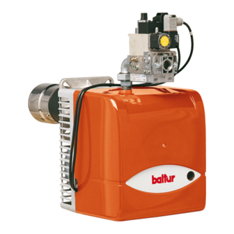 User Manuals: baltur BTG 15 Gas Burner