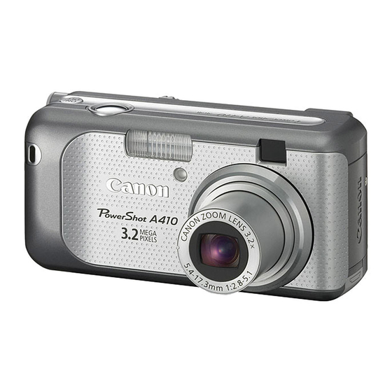 Canon PowerShot A410 Manuals