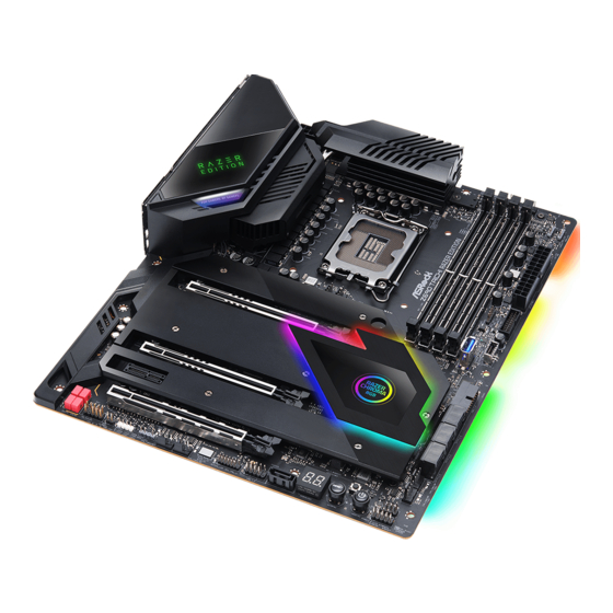 ASROCK Z690 Taichi Razer Edition Manual