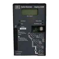 Eaton Cutler-Hammer Digitrip 520M Instructions Manual
