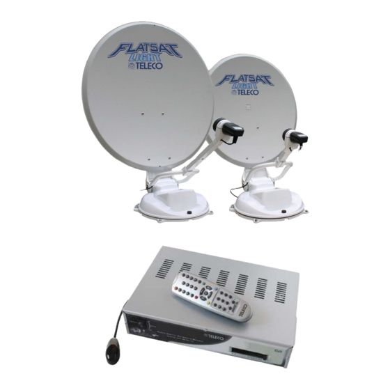 Teleco Flat Sat Light Installation Manual And User's Manual