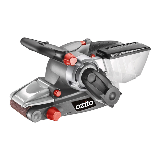 Ozito 800w online belt sander