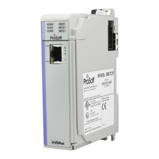 ProSoft Technology MVI69E-MBTCP User Manual