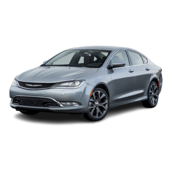 Chrysler 200 2017 User Manual