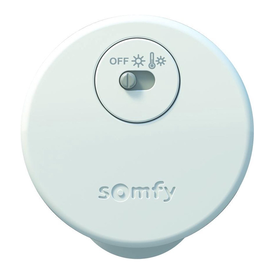 SOMFY Sunis indoor WireFree RTS Installation Manual