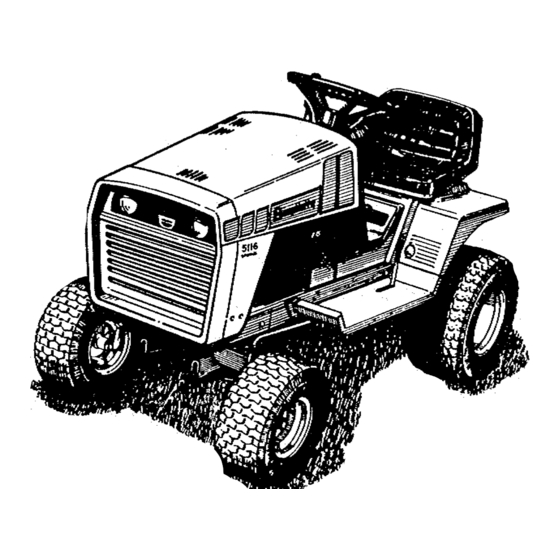 Simplicity 5116 Operator's Manual