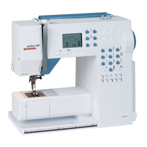Bernina Sewing Machine User Manual
