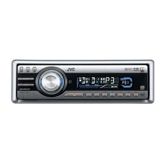 JVC KD-DV5101 Installation & Connection Manual