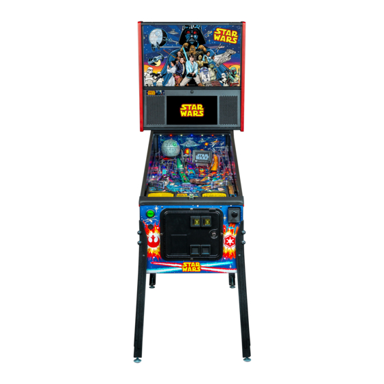 Stern Pinball STAR WARS COMIC PRO Service And Operation Manual