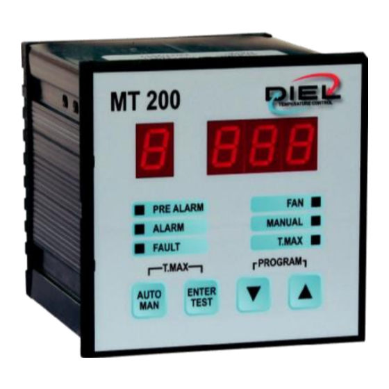 DIEL MT 200 S Installation And Instruction Manual