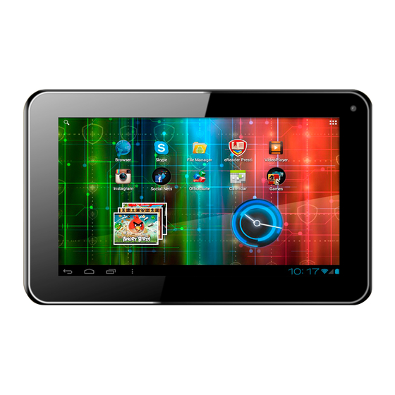 Prestigio MultiPad PMP3770B Quick Start Manual