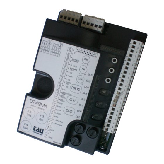 tau D749MA Installation Manual