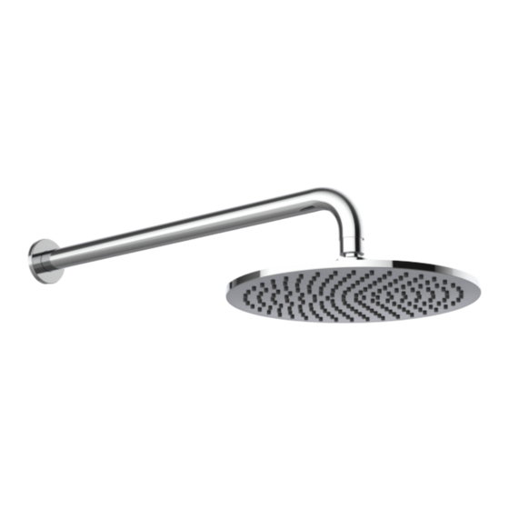 Felton AXISS RAIN HEAD WALL MOUNTED Installation Manual