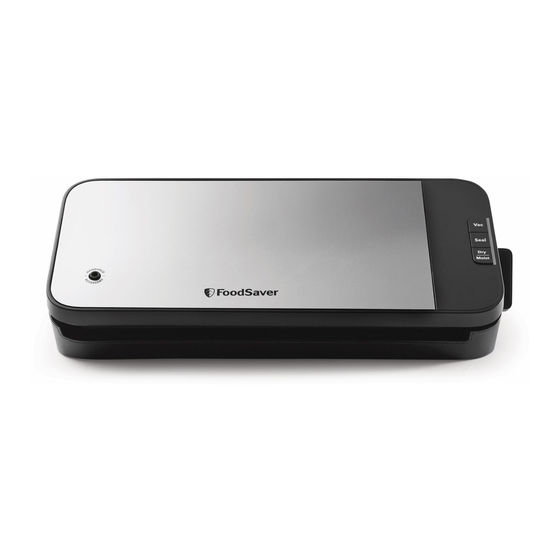 FoodSaver VS2100 Series Quick Start Manual