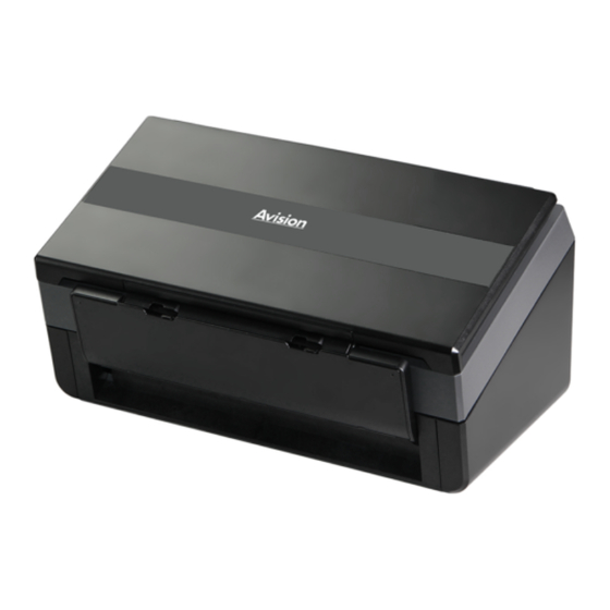Avision AD3100 Series Getting Started