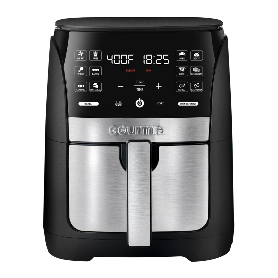 Gourmia GAF652 - Digital Air Fryer Manual