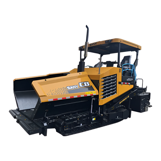 SANY SAP90C-8 Safety, Operation & Maintenance Manual/Parts List