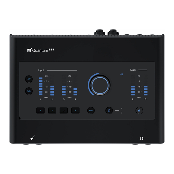 PRESONUS Quantum ES Series Manuals
