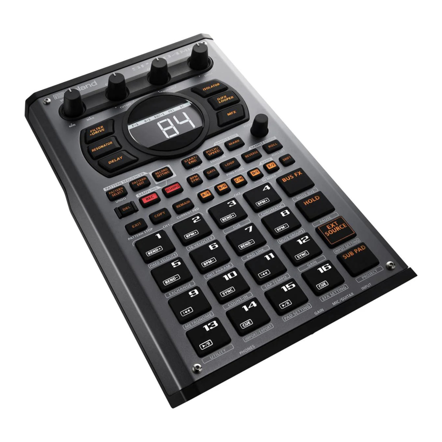 Roland SP-404MKII, SP-404MK2 Manual