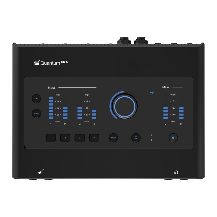 PreSonus Quantum ES Series Manual