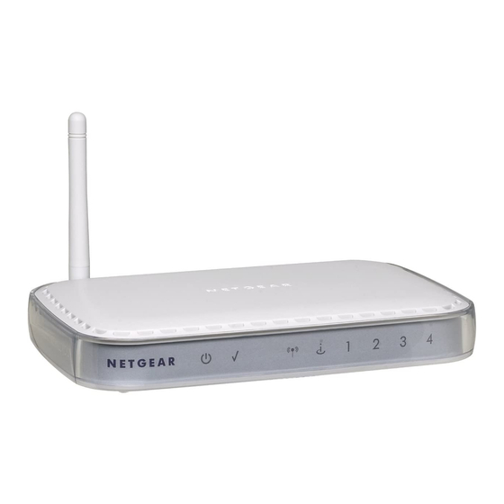 NETGEAR WGT624v3 - 108 Mbps Wireless Firewall Router Manuals