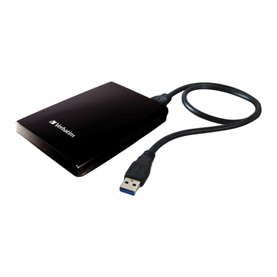 Verbatim HARD DRIVE User Manual