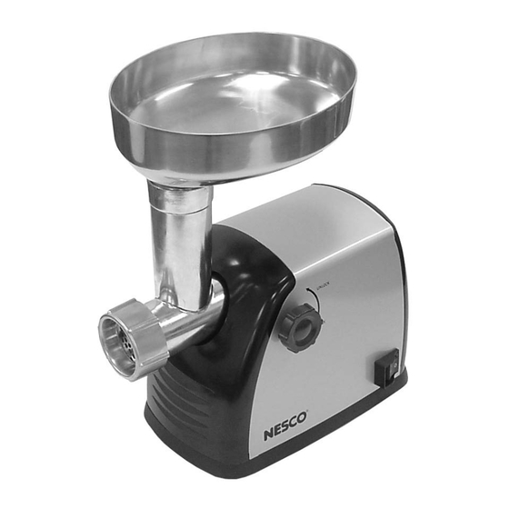 Nesco FG-350 Use & Care Manual