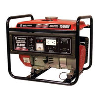 King Canada 1500W Gasoline Generator KCG-1500G Service Manual