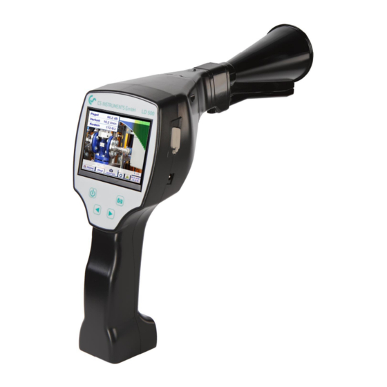 CS Instruments LD 500 Short User Manual